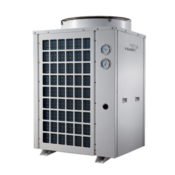 V Guard Commercial Heat Pump Water Heater. Energy-efficient hot water for businesses. Find authorized dealer Avegatasta Water Solutions in Nashik & Maharashtra.